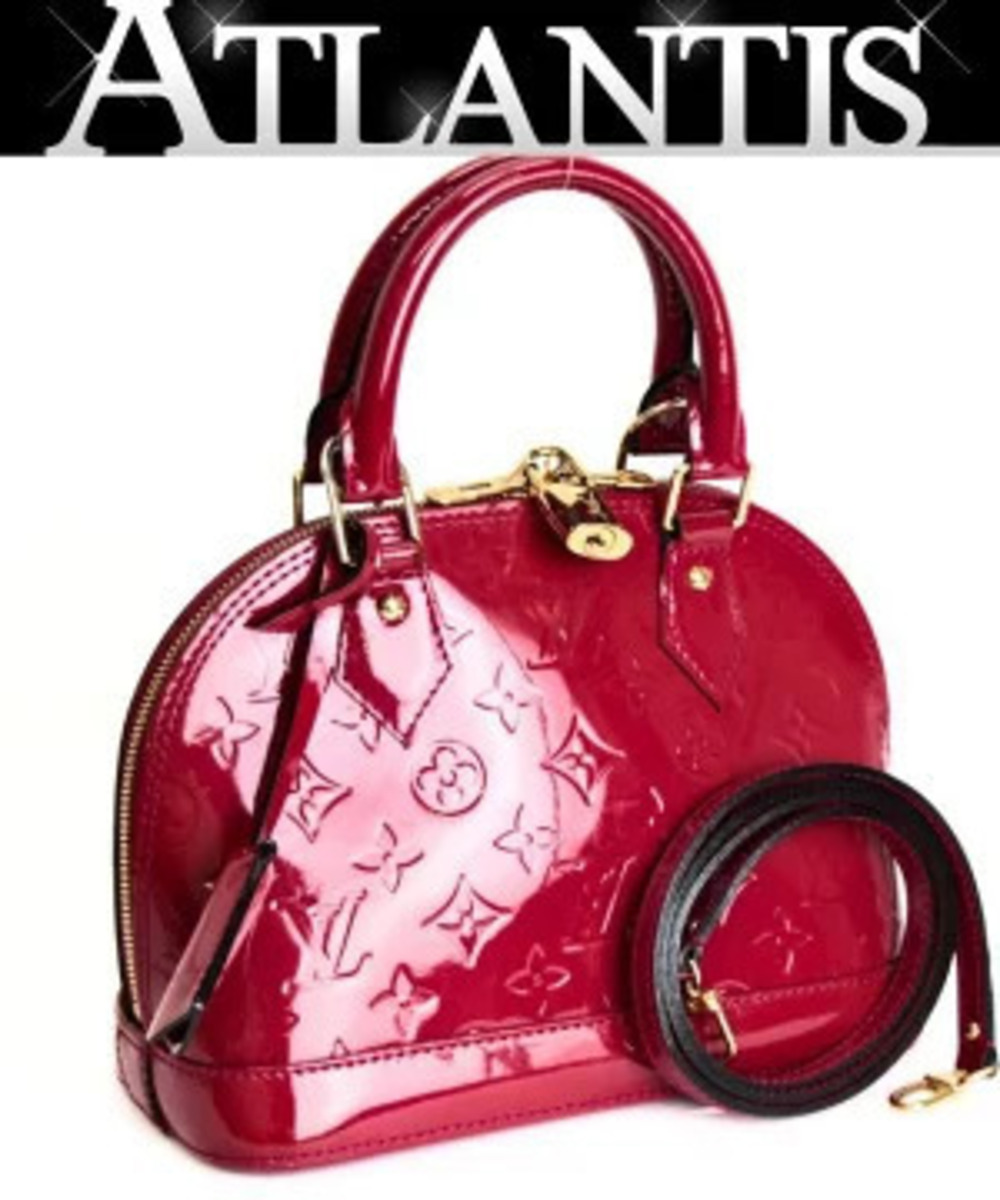 Louis Vuitton Alma bag Vernis Rose Pink Indien